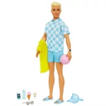 Kép 1/4 - Barbie The Movie: Ken Beach baba strandfelszereléssel – Mattel