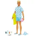 Kép 4/4 - Barbie The Movie: Ken Beach baba strandfelszereléssel – Mattel