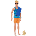 Kép 5/6 - Barbie The Movie: Ken baba szörfdeszkával és felszereléssel – Mattel