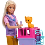 Kép 3/4 - Barbie: Vadállatmentő karrierbaba kiegészítőkkel – Mattel
