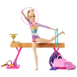 Kép 4/7 - Barbie: Tornász baba játékszett kiegészítőkkel – Mattel