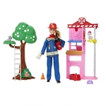 Kép 7/7 - Barbie: Tűzoltó állomás játékszett – Mattel