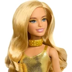 Kép 3/3 - Barbie Fashionista 65. évfordulós baba arany ruhában – Mattel