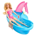 Kép 2/3 - Barbie: Medence babával – Mattel