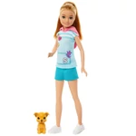 Kép 2/5 - Barbie: Stacie to the Rescue – Világosbarna hajú baba kiskutyussal – Mattel