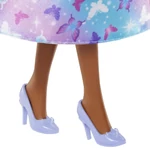 Kép 4/4 - Barbie Dreamtopia: Hercegnő baba kék-lila pillangós ruhában – Mattel