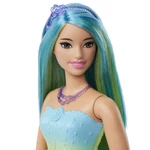Kép 3/4 - Barbie Dreamtopia: Hercegnő baba kék pillangós ruhában – Mattel
