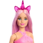 Kép 3/5 - Barbie Dreamtopia: Unikornis baba rózsaszín ruhában – Mattel