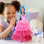 Kép 6/7 - Barbie: Zafír pegazus hercegnő baba kiegészítőkkel – Mattel