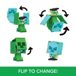 Kép 4/5 - Minecraft: Flippin Figs Creeper 2-az 1ben figura – Mattel