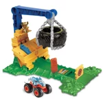 Kép 2/5 - Hot Wheels Monster Trucks: Live Aréna Rhinomite zúzda pálya szett – Mattel