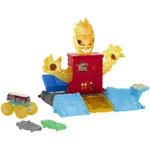 Kép 2/4 - Hot Wheels: Monster Trucks Power Smashers tűzszörny pályaszett – Mattel