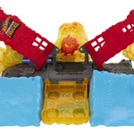 Kép 3/4 - Hot Wheels: Monster Trucks Power Smashers tűzszörny pályaszett – Mattel