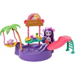 Kép 2/3 - Enchantimals: Majmóca medencés bulija játékszett – Mattel