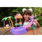 Kép 3/3 - Enchantimals: Majmóca medencés bulija játékszett – Mattel
