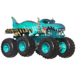 Kép 2/2 - Hot Wheels Monster Trucks: Big Rigs hatkerekű Mega Wrex vontató járgány 1:64 – Mattel