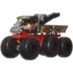 Kép 2/2 - Hot Wheels Monster Trucks: Big Rigs hatkerekű Bone Shaker vontató járgány 1:64 – Mattel