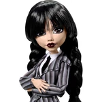 Kép 3/3 - Monster High X Wednesday: Wednesday Addams baba – Mattel