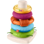 Kép 1/5 - Fisher-Price: Sensory Rock-A-Stack™ gyűrűpiramis – Mattel