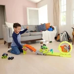 Kép 4/4 - Hot Wheels Monster Trucks: Power Smasher Hajsza pályaszett – Mattel