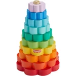 Kép 2/3 - Fisher-Price: Wood Fa Gyűrűpiramis fejlesztő játék – Mattel