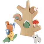 Kép 2/2 - Fisher Price: Wood fa egyensúlyozó erdőcske – Mattel