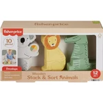 Kép 1/3 - Fisher-Price: Wood Fa állatos rakosgató – Mattel