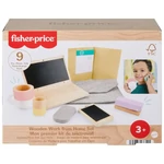 Kép 1/2 - Fisher Price: Wood fa Home office játékszett – Mattel