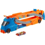 Kép 2/3 - Hot Wheels City: Speed Track szállító kamion kisautóval – Mattel