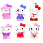 Kép 2/2 - Craze Inkee: Vegán fürdőgolyó csomag gyűjthető Hello Kitty figurával – Dinnye aromával