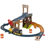 Kép 2/3 - Fisher-Price: Thomas és barátai Diesel Lift &amp; Load építkezési vasúti pályaszett motorizált vonattal – Mattel