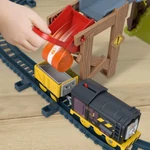 Kép 3/3 - Fisher-Price: Thomas és barátai Diesel Lift &amp; Load építkezési vasúti pályaszett motorizált vonattal – Mattel