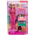 Kép 1/5 - Barbie szőke hajú gyerekorvos karrierbaba játékszett – Mattel