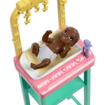 Kép 4/5 - Barbie szőke hajú gyerekorvos karrierbaba játékszett – Mattel