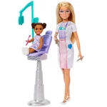 Kép 4/4 - Barbie szőke hajú fogorvos karrierbaba játékszett – Mattel