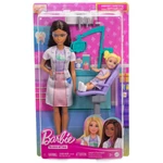 Kép 1/4 - Barbie barna hajú fogorvos karrierbaba játékszett – Mattel
