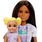 Kép 4/4 - Barbie barna hajú fogorvos karrierbaba játékszett – Mattel