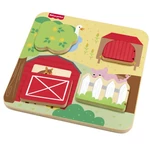 Kép 2/4 - Fisher-Price: Wood fa kukucsfarm készségfejlesztő játék – Mattel