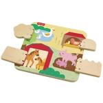 Kép 3/4 - Fisher-Price: Wood fa kukucsfarm készségfejlesztő játék – Mattel