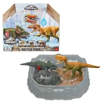 Kép 1/4 - Jurassic World: Dino Reveal Battle Pack csomag 2 db dinó figurával – Mattel