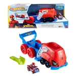 Kép 1/2 - Hot Wheels: RacerVerse Pókember kilövő pályaszett - Mattel