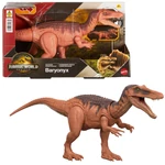 Kép 1/2 - Jurassic World: Újjászületés Wild Roar Baryonyx támadó dinoszaurusz figura – Mattel