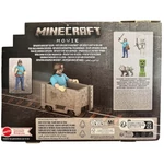 Kép 2/6 - Minecraft A Film – Steve és a bányakocsi játékszett – Mattel