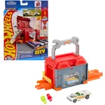 Kép 1/3 - Hot Wheels: City Repair &amp; Go autószerelő műhely alap pályaszett – Mattel