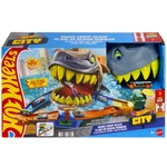 Kép 1/4 - Hot Wheels: Cápatámadás pályaszett kisautóval – Mattel