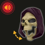 Kép 3/3 - Masters of the Universe: Az univerzum védelmezői Skeletor Csontarcú világító és hangot adó maszk – Mattel