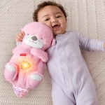 Kép 2/3 - Fisher-Price: Rózsaszín szunyókáló vidra funkciókkal – Mattel