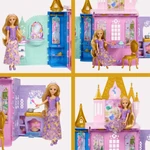 Kép 5/6 - Disney Hercegnők Kastély Aranyhaj Babával - Mattel