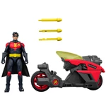 Kép 4/4 - DC Robin akciófigura motorral és kilövő rakétákkal – Mattel