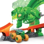 Kép 5/5 - Hot Wheels Monster Trucks Slimeszörny Káosz Pályaszett - Mattel